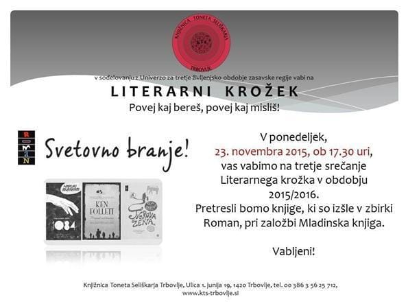 Knjižnica Trbovlje: literarni krožek
