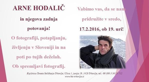 Knjižnica Trbovlje: Arne Hodalič