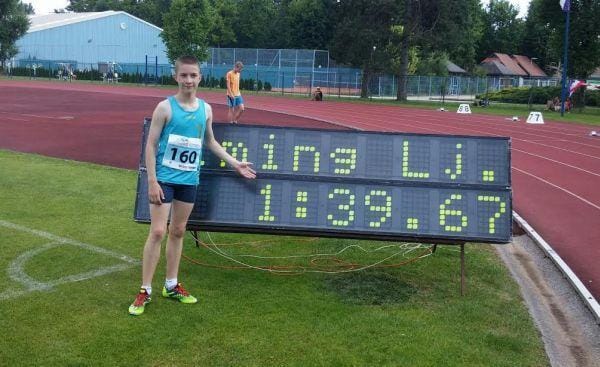 Uspešna zasavska atleta