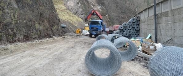Sanacija podora poteka po načrtih