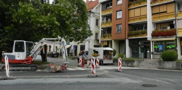 Pričela so se dela v križišču