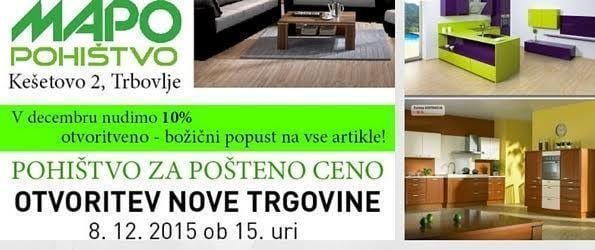 MAPO: Nova trgovina že obdaruje!