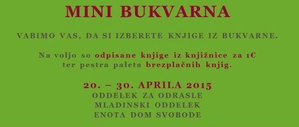 Knjižnica Trbovlje: Mini bukvarna