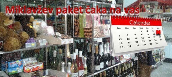 V Trgovini Montekukuli vas čaka Miklavžev paket