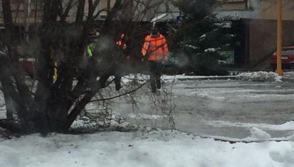 FOTO: Snežne razmere v Zasavju