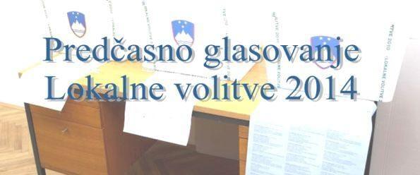 Danes že predčasno glasovanje