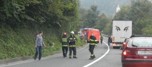 Trčenje treh vozil za Savo