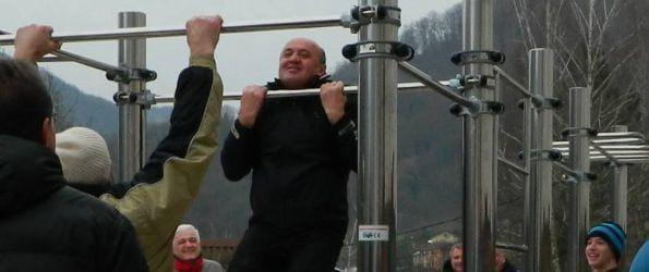 Tik pred belo odejo otvoritev Street workouta