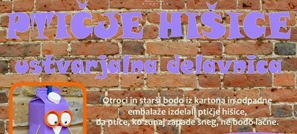 Knjižnica Hrastnik: Izdelajmo ptičjo hišico