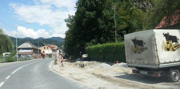 Zapore zaradi miniranja