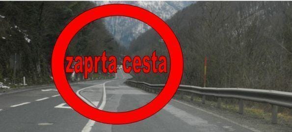 Popolnoma zaprta cesta ZA SAVO!