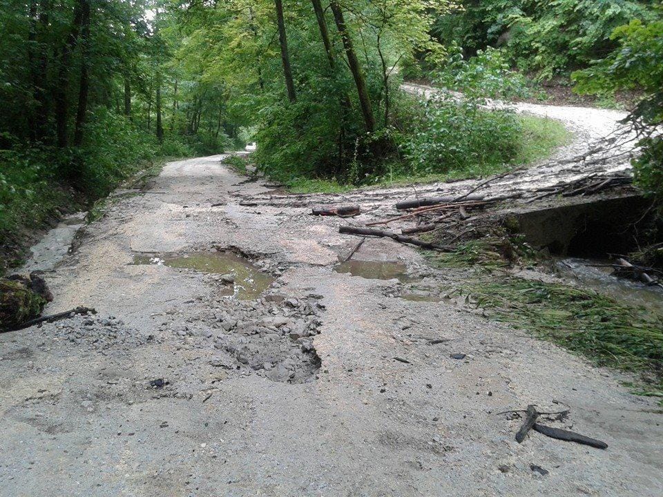 FOTO: Huda ura v Zagorju