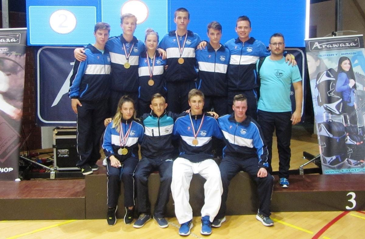 Trboveljski karateisti z 9 novimi medaljami