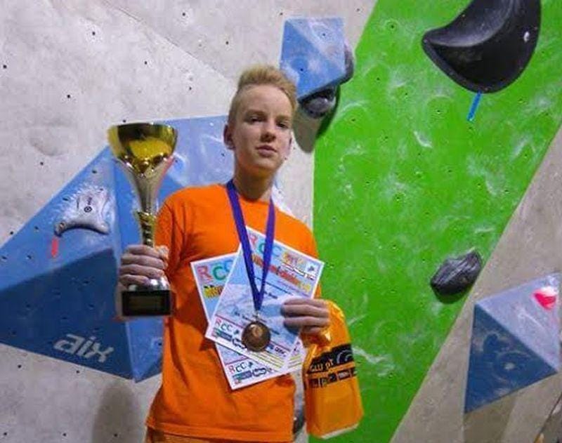 Rok Kralj - vse višje in višje po stenah in stopničkah