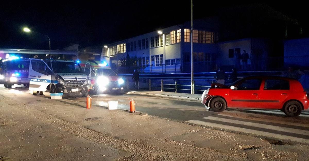 V nesreči trije poškodovani