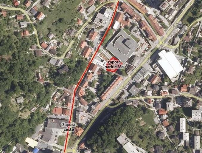 Od petka do nedelje: cesta bo popolnoma zaprta