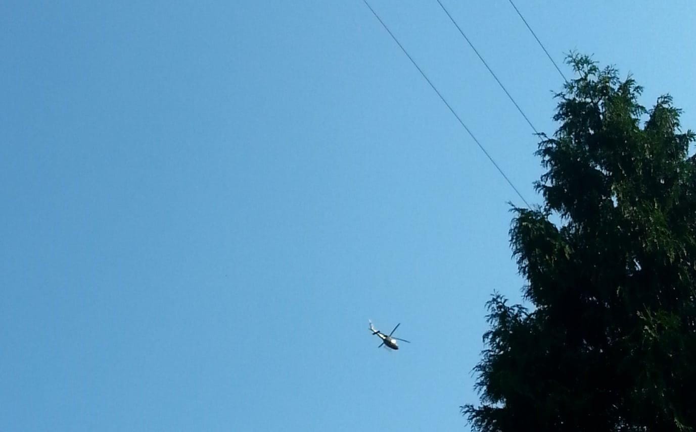Po novorojenčka s helikopterjem