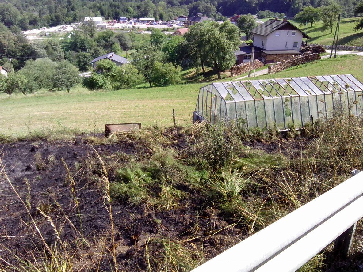 Še pravi čas ustavili požar