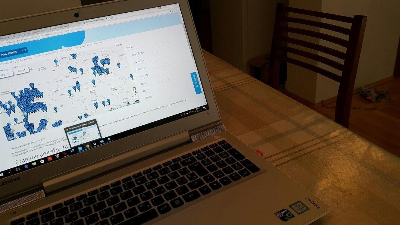 Optična omrežja v gradnji po Zasavju