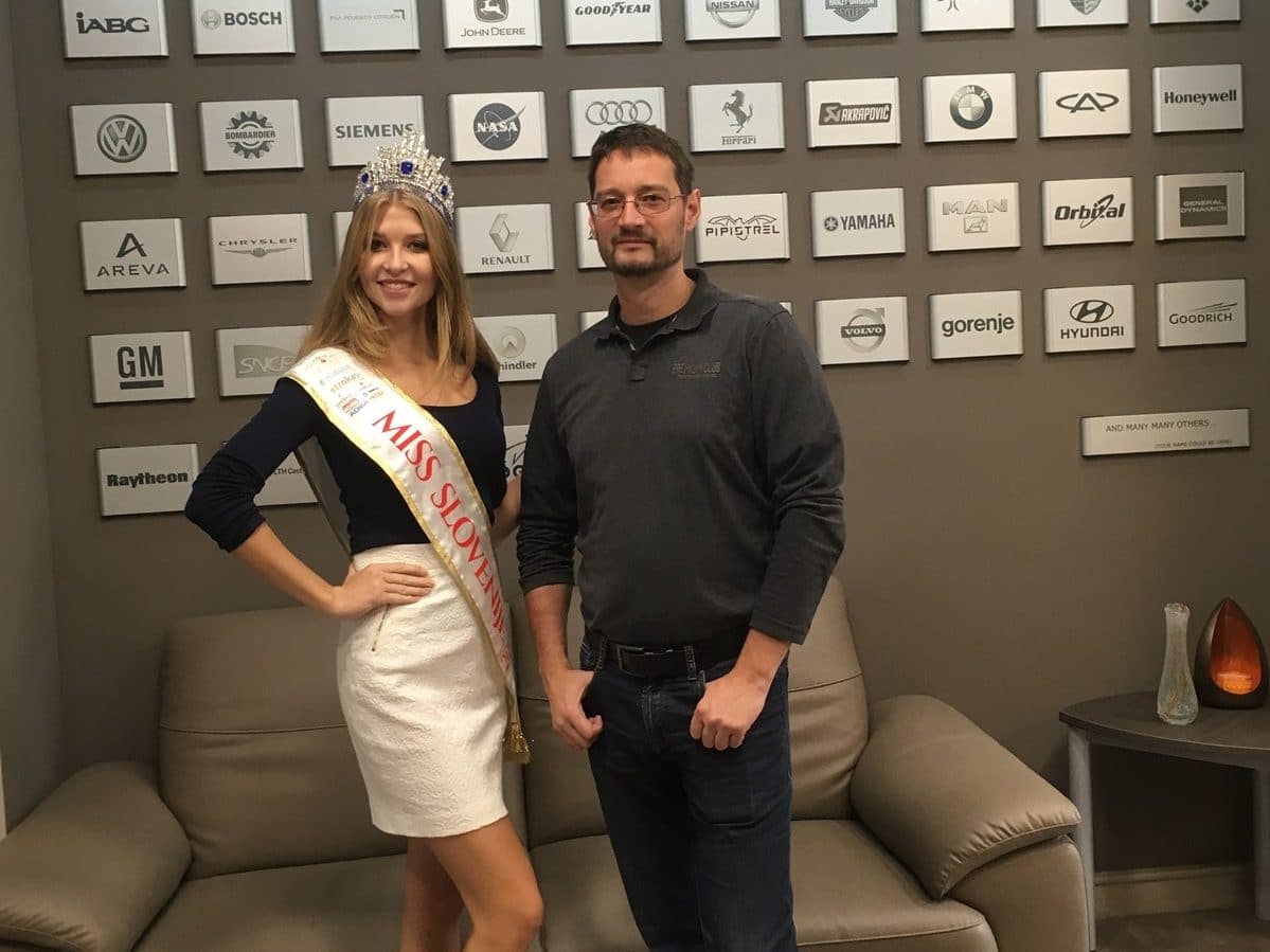 Miss Slovenije obiskala Dewesoft