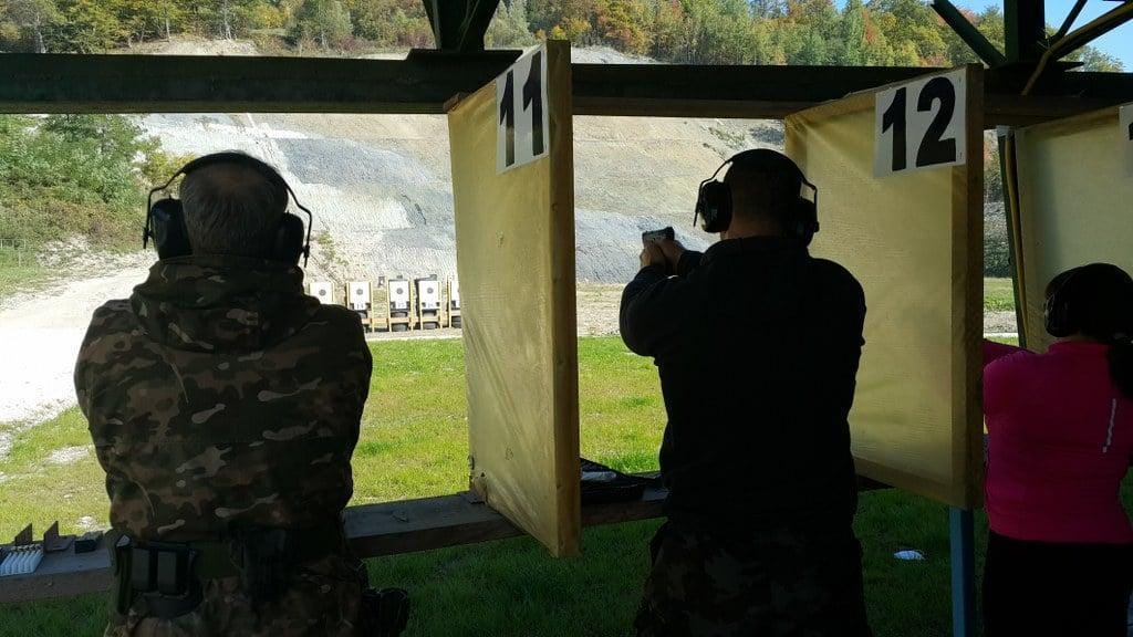 FOTO: Nad Trbovljami streljanje z velikim kalibrom