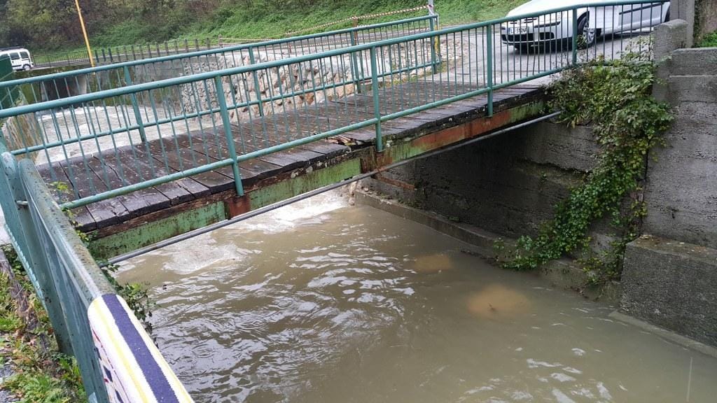 Namesto obnove list z opozorilom: "Poškodovan most ..."