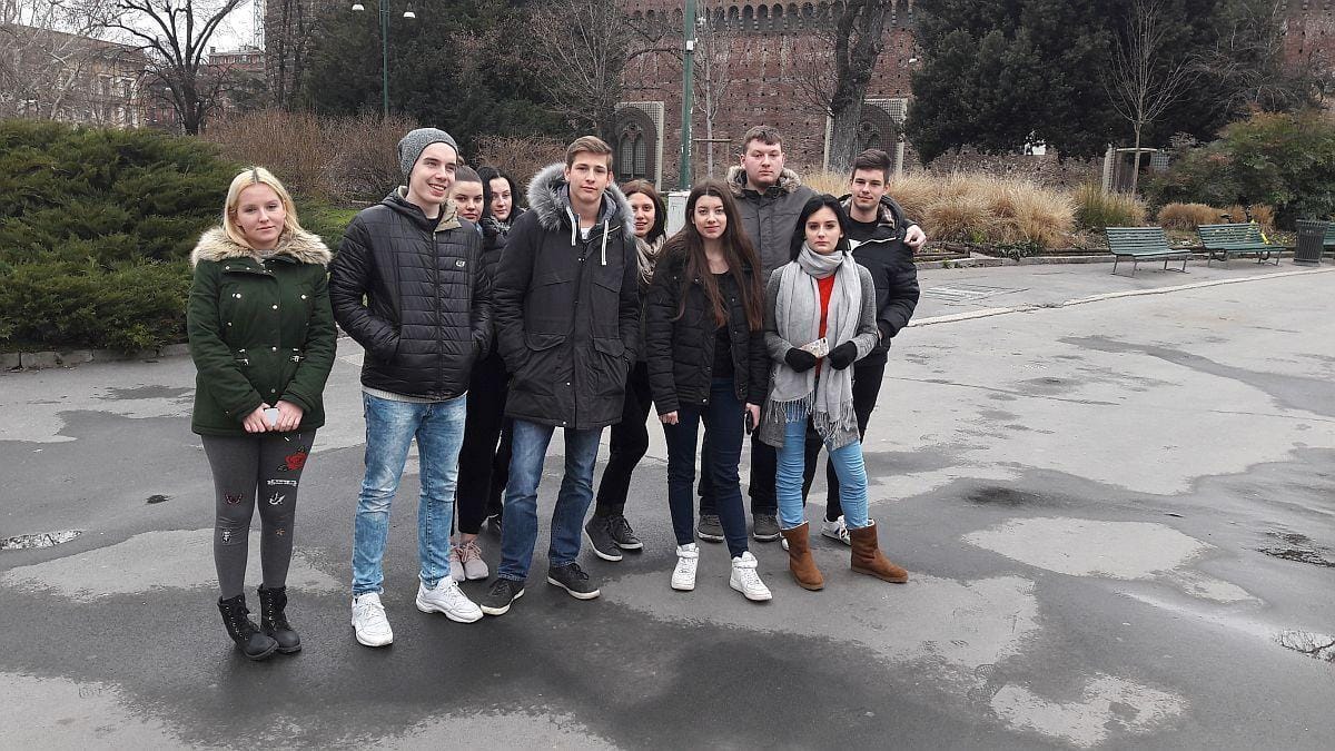 Na delovni praksi v Milanu