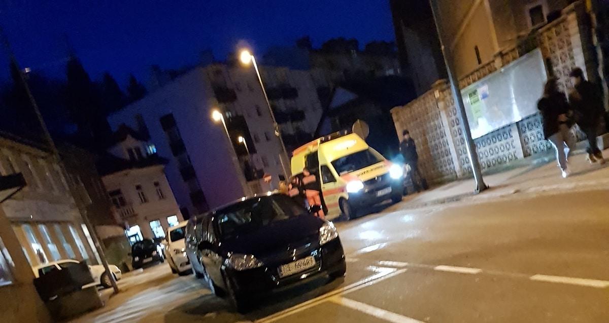 Peška v nesreči utrpela hude poškodbe