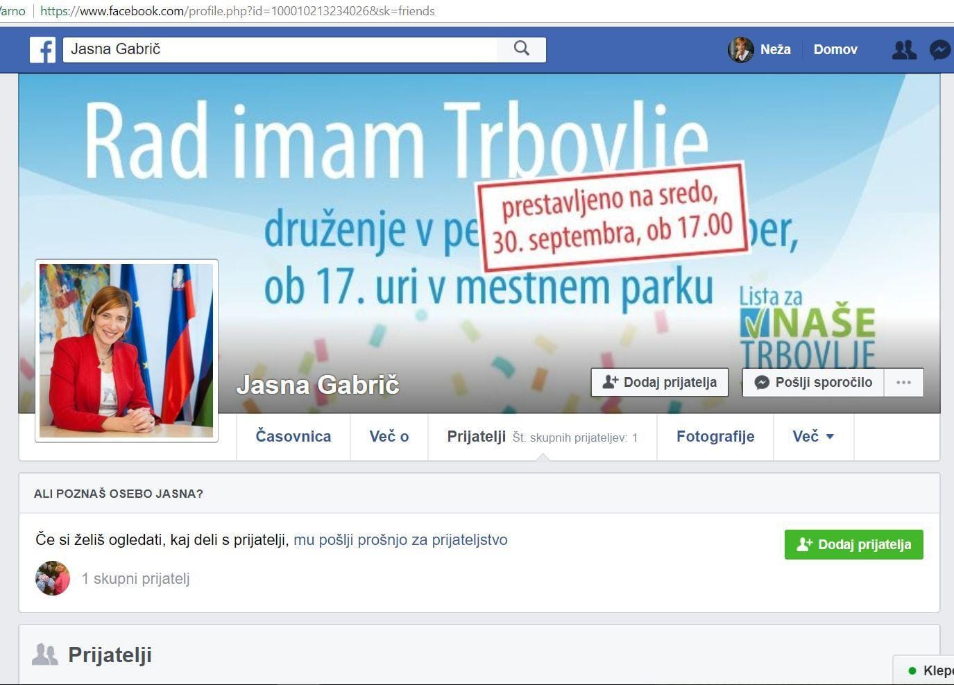 Županji ukradli Facebook profil
