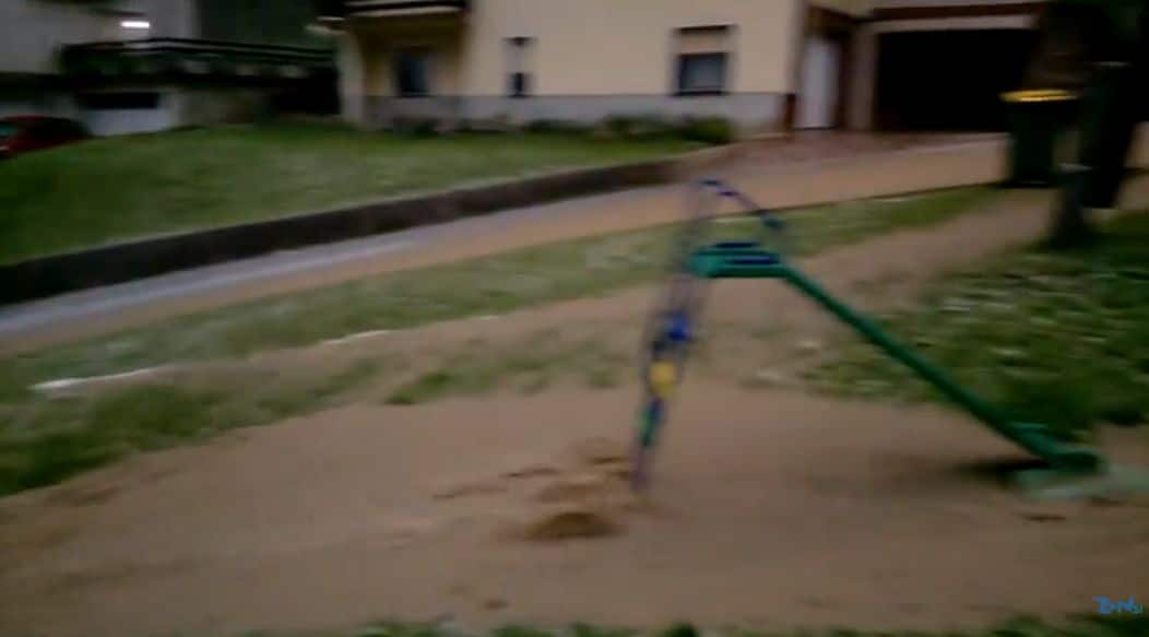 VIDEO: Hudournik, ki je sprožil tudi plaz