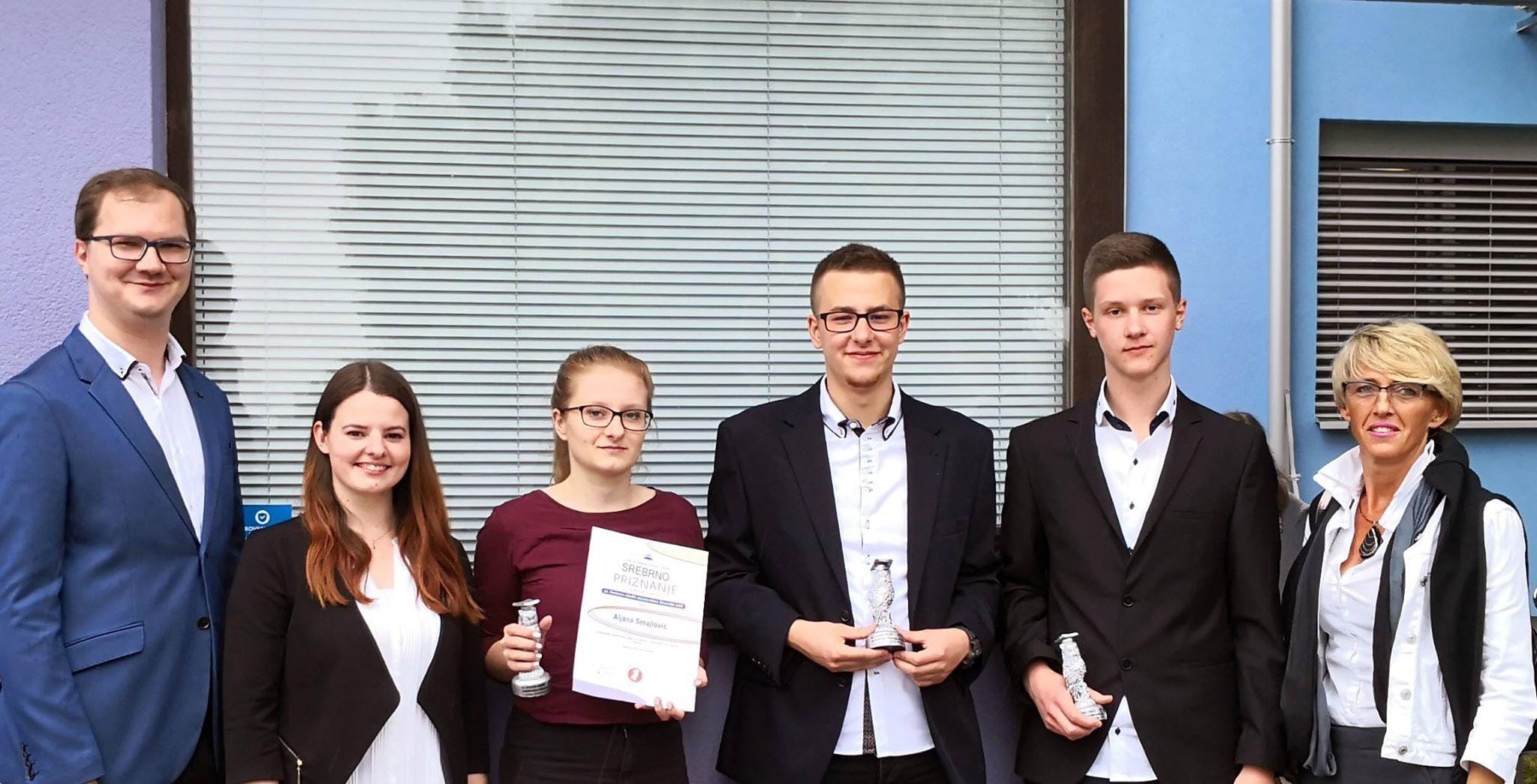 Srebrno priznanje za mlade raziskovalce