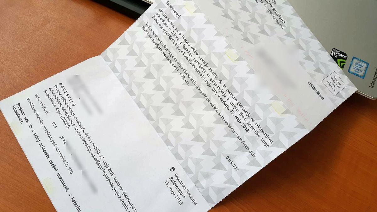 Prvi glasovi že včeraj, danes in jutri