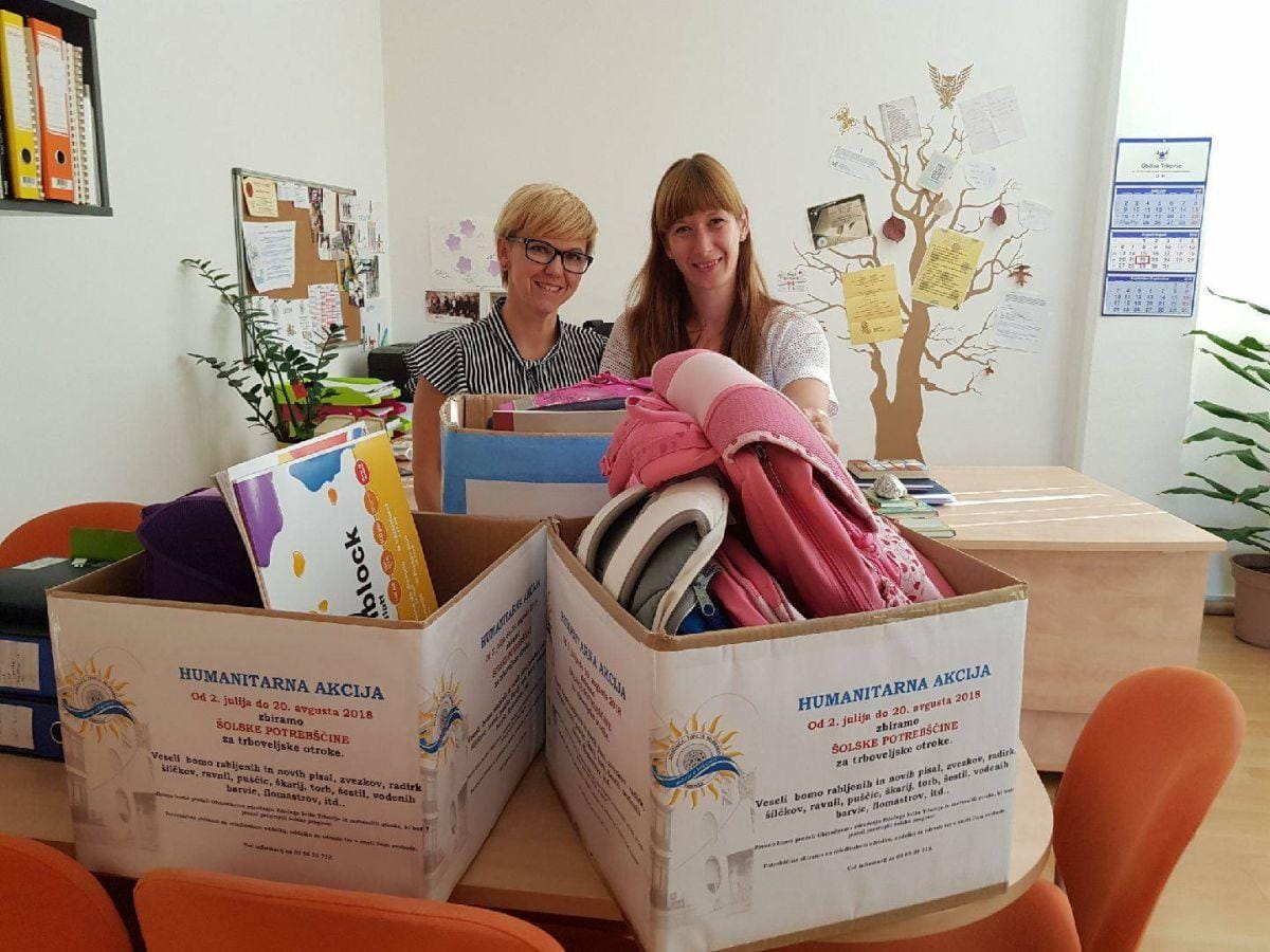 Delijo bone za delovne zvezke in šolske potrebščine