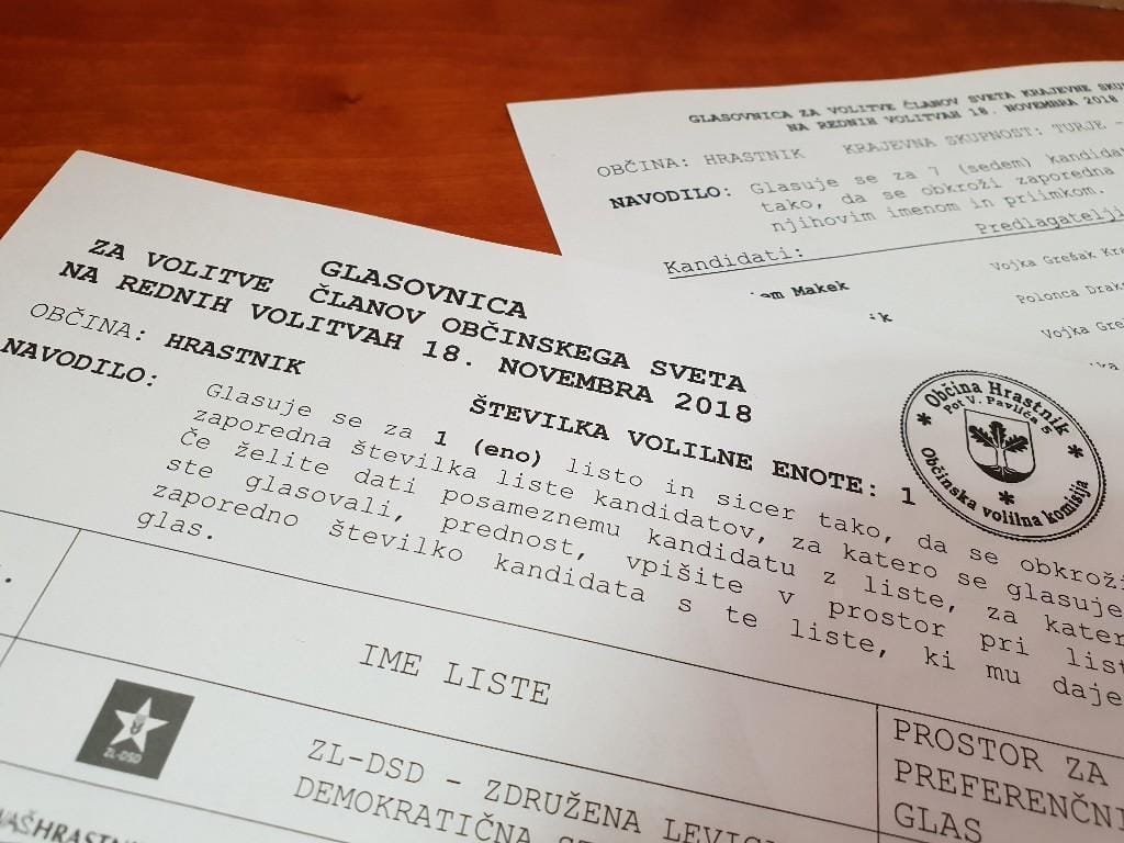Več kot 1700 Hrastničanov že oddalo svoj glas