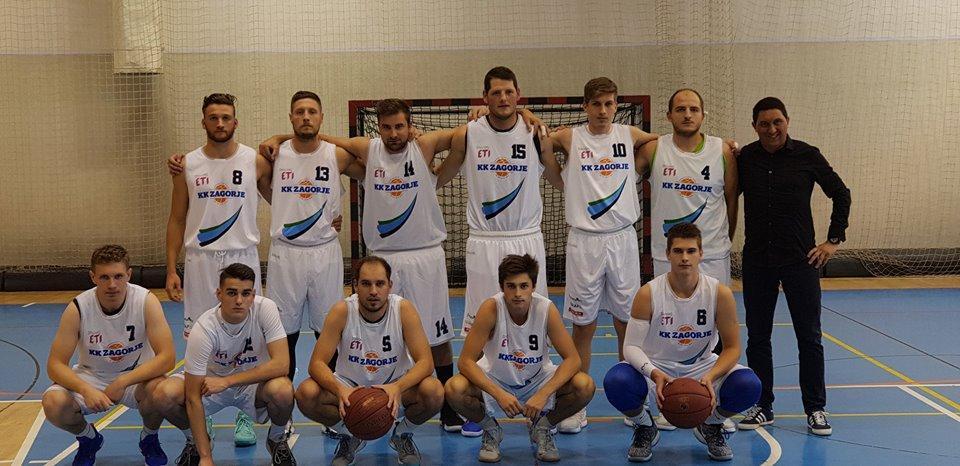 Zagorski košarkarji prvi del tekmovanja zaključili s porazom