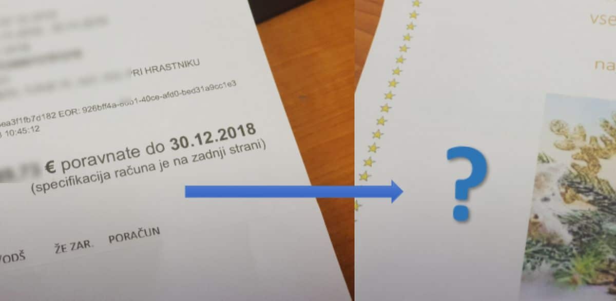 Komunala Hrastnik: Položnice kar brez specifikacije