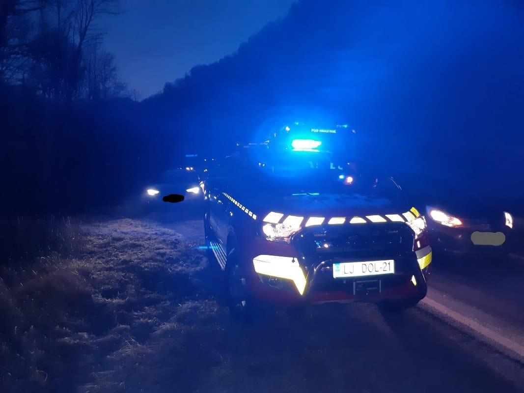 Sobotno jutro v znamenju prometne nesreče
