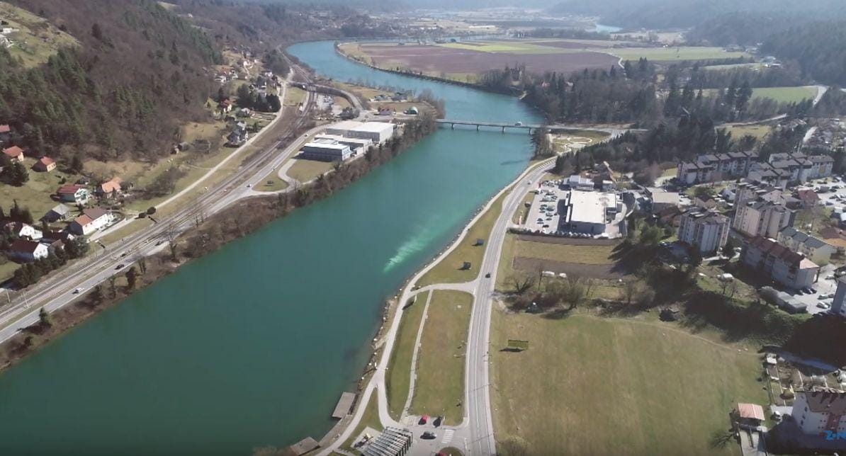 VIDEO: Poglejte si Radeče iz povsem drugega zornega kota!