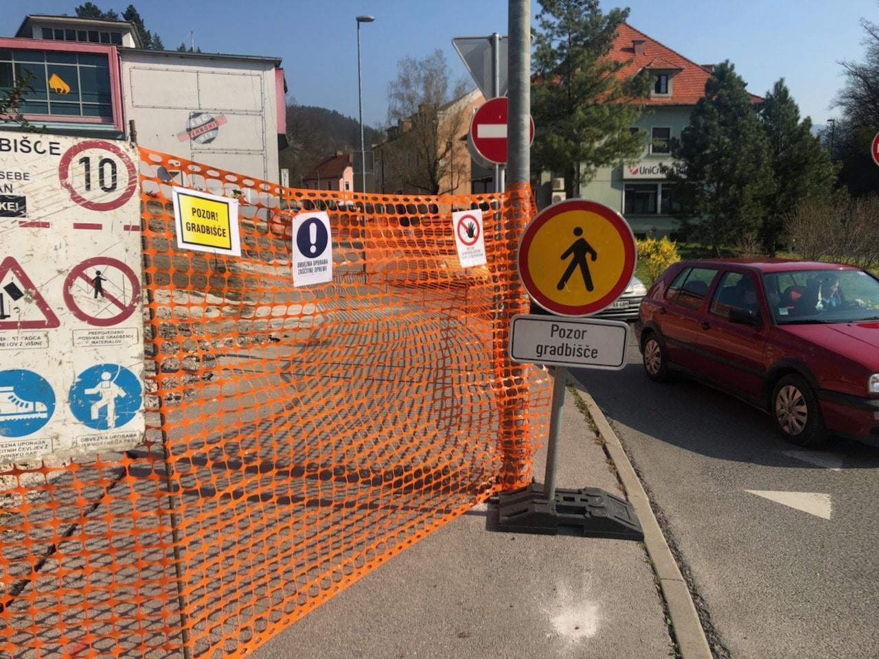 Previdno! Spremenjen prometni režim!