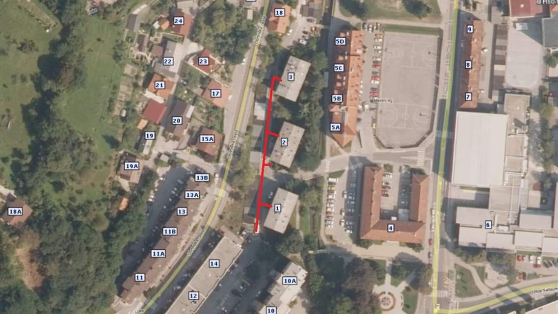 Občasne zapore ceste