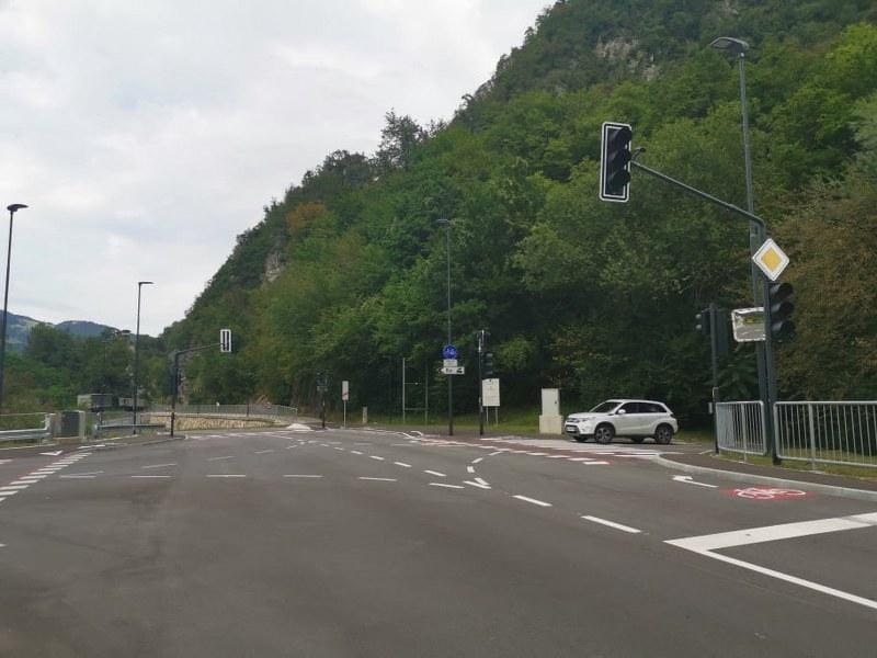 Semafor naposled le deluje
