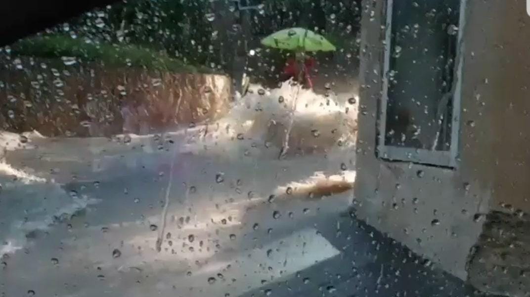 VIDEO: Zasavje spet zajelo neurje