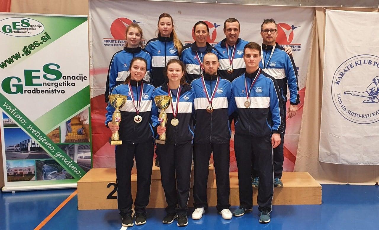 Karate: Trboveljčani tretjič zapored najuspešnejši na članskem državnem prvenstvu