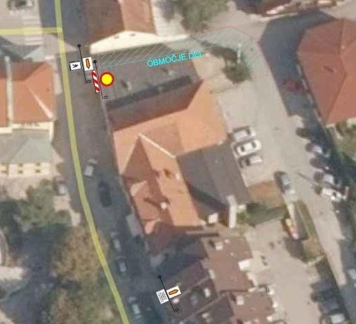 POPOLNA ZAPORA: odcep Kozole-Dol pri Hrastniku