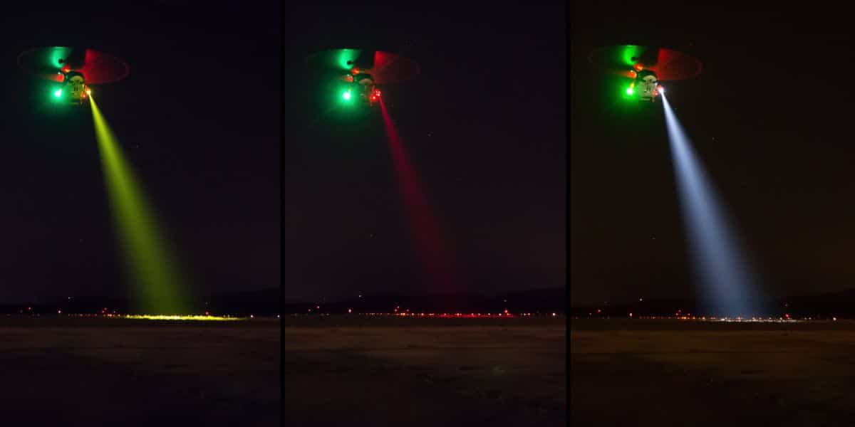 Ponoči slišali preletavanje helikopterjev, videli luči?