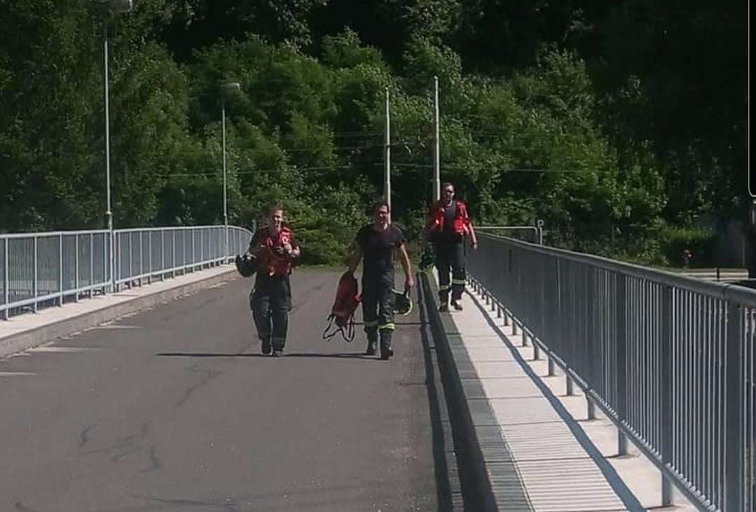 Potapljači v Savi iskali pogrešano osebo