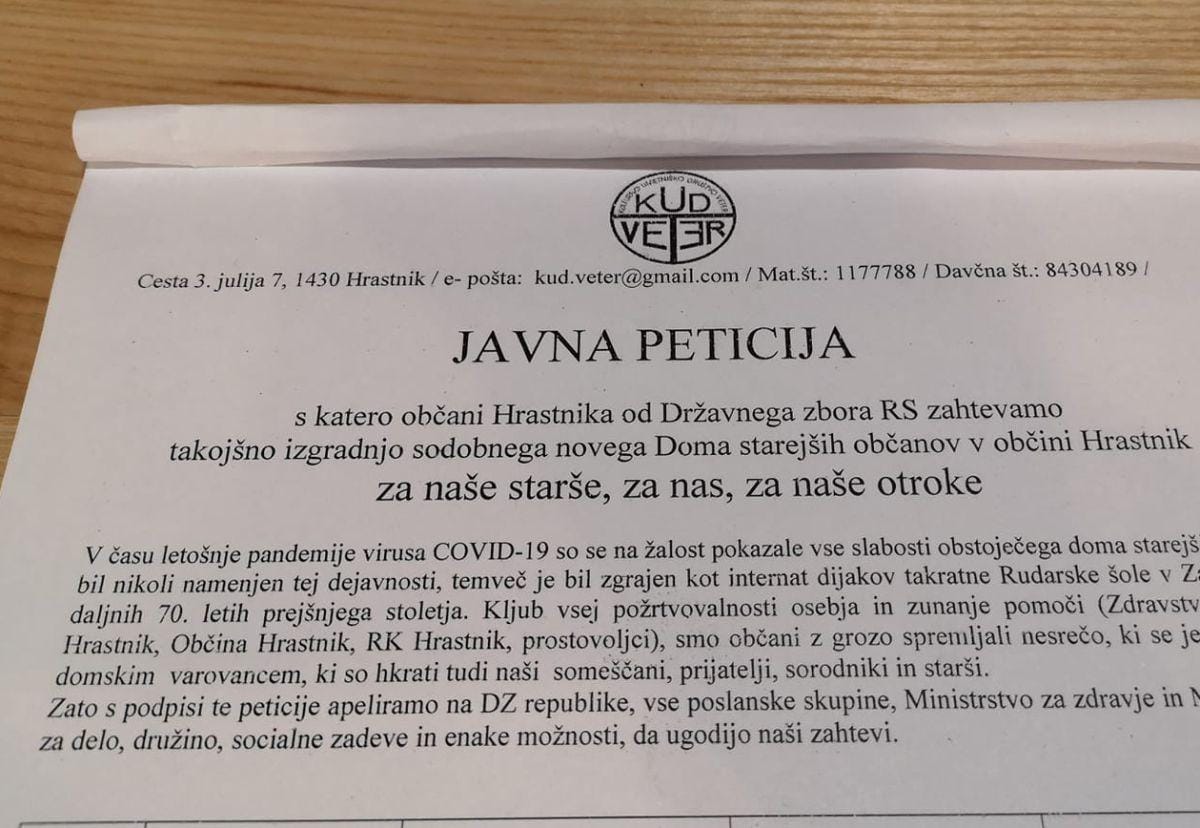 Zbiranje podpisov: Razjezila ga je izjava ministra, zato je stvari vzel v svoje roke