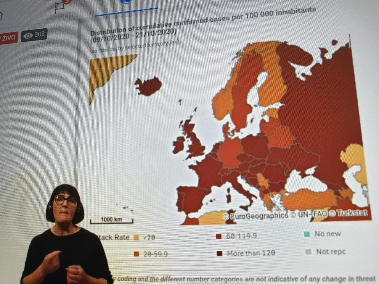 V ŽIVO: Včeraj 6745 testov, potrjenih 1656 novih okužb