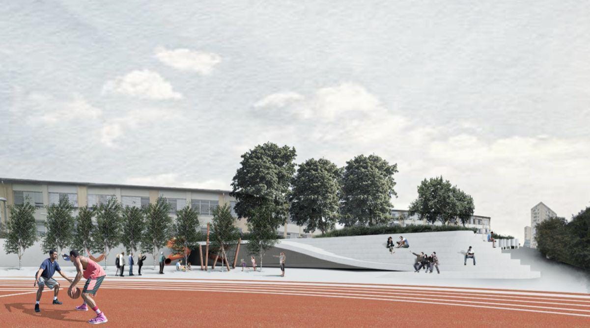 FOTO: Takšen naj bi bil prenovljen Športni park na Logu