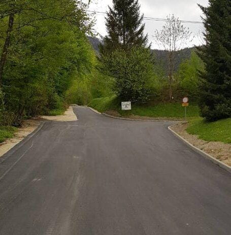 Zaključek prenove ceste proti pokopališču